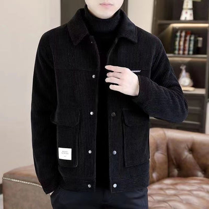 Corduroy Casual Chic Workwear Jacket New Style