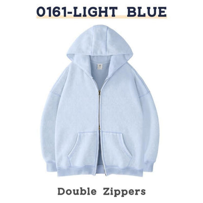 Men's And Women's Casual Zipper Hoodies