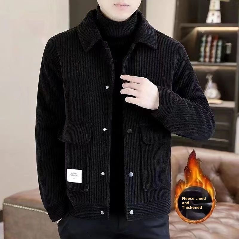 Corduroy Casual Chic Workwear Jacket New Style