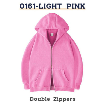 Men's And Women's Casual Zipper Hoodies