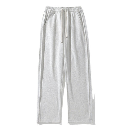 Loose-fitting, Draping Sweatpants Straight-leg, Wide-leg Athletic Trousers
