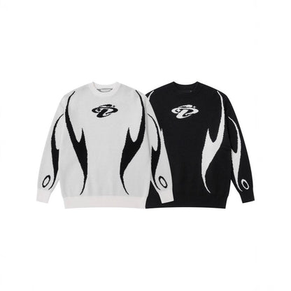 American-style Casual Loose-fitting Unisex Sweater